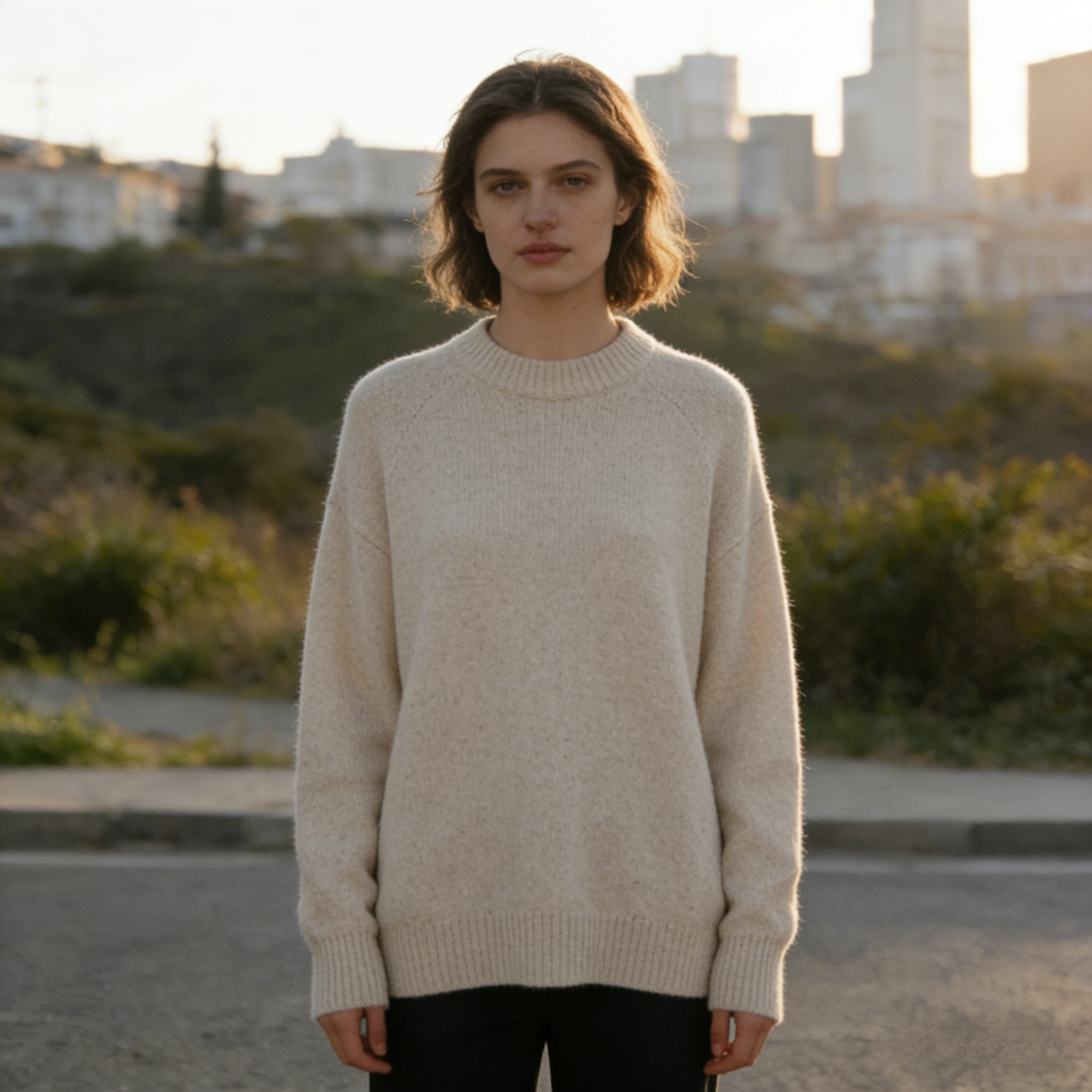 Hearth & Haven Fuzzy Wool Crewneck Sweater: The Cottagecore Cozy Knit