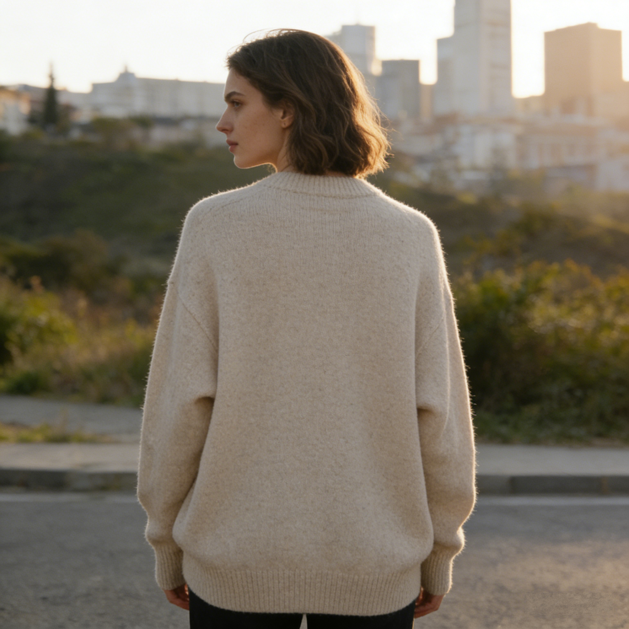 Hearth & Haven Fuzzy Wool Crewneck Sweater: The Cottagecore Cozy Knit